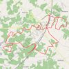 Trace GPS Brossac 33 kms, itinéraire, parcours