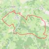 Trace GPS Circuit des Chavailles Clugnat 15.3km, itinéraire, parcours