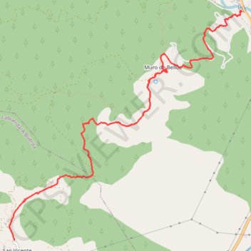 Trace GPS Le chemin de Saint Jacques de Escalona à san vicente de labuerda, itinéraire, parcours