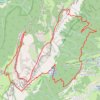Trace GPS Dent de Crolles en boucle par les pas des Terreaux et de Rocheplane (Chartreuse), itinéraire, parcours
