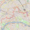 Trace GPS L'Opéra, le Parc Monceau et le quartier de Chaillot, itinéraire, parcours