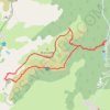 Trace GPS Balade dans le massif d'Aston, itinéraire, parcours