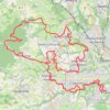 Trace GPS Francheville-Col de Fontrijole, itinéraire, parcours