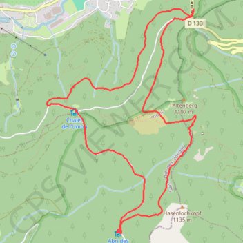 Trace GPS Randonnée raquettes col de Bramont, itinéraire, parcours