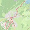 Trace GPS Tour du Fort et lac des Rousses, itinéraire, parcours