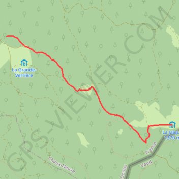 Trace GPS Refuge de la Jaique, itinéraire, parcours