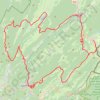 Trace GPS Escapade en Grandvaux - Les Rousses, itinéraire, parcours