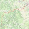 Trace GPS J1 Le Puy-en-Velay - Le Sauvage, itinéraire, parcours