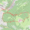 Trace GPS Croix de Feissons, itinéraire, parcours