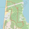 Trace GPS Boucle VTT dans la forêt de Biscarrosse, itinéraire, parcours