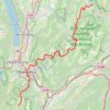Trace GPS GR96 De Verthier (Haute-Savoie) à Epernay (Savoie), itinéraire, parcours