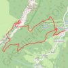 Trace GPS Crête de l'Alpette, itinéraire, parcours