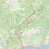 Trace GPS GR52A Tende - Saorge, itinéraire, parcours