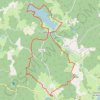 Trace GPS Circuit VTT n°4 Le Lac de Saint Agnan (officiel), itinéraire, parcours