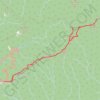 Trace GPS Appalachian Trail : Charlies Bunyon, Mount Kephart and Mount Ambler from Newfound Gap, itinéraire, parcours