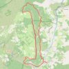 Trace GPS Rocher du Caire, itinéraire, parcours