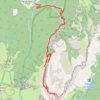 Trace GPS Dent de Crolles par la source du Guiers, itinéraire, parcours