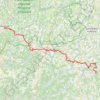 Trace GPS Etape 1, itinéraire, parcours