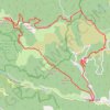 Trace GPS Valleraugue Aire de Cote Berthezène, itinéraire, parcours