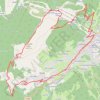 Trace GPS Le Mont Chéry, itinéraire, parcours