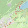 Trace GPS Le Rocher du lac - Les Rousses, itinéraire, parcours