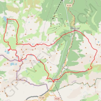 Trace GPS L'hospitalet/l'andorre vallée aston rieutort nabre bésines 19-24.07.2021 de, itinéraire, parcours