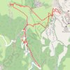 Trace GPS Pravouta et repérage de la Gorgette (Chartreuse), itinéraire, parcours