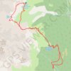 Trace GPS Lac de Belledonne, itinéraire, parcours