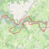 Trace GPS Entrainement Trail Crozant-Fresselines 18,5km 600m D+, itinéraire, parcours