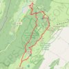Trace GPS Crêt de la Neige - Le Reculet, itinéraire, parcours