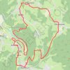 Trace GPS Marcourt (Rendeux) - Province du Luxembourg - Belgique, itinéraire, parcours