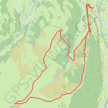 Trace GPS Soum de Hailla / Empièye 07-08-16, itinéraire, parcours