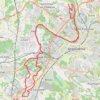 Trace GPS Bords de la charente Angouleme, itinéraire, parcours