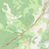Trace GPS Vers Veymont par Chabrinel, itinéraire, parcours