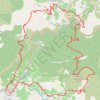 Trace GPS Le Rocher de Bramard, itinéraire, parcours