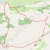 Trace GPS Autour du plateau de Caussols, itinéraire, parcours