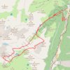 Trace GPS Pic d'Albe par Merens les Vals, itinéraire, parcours