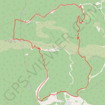 Trace GPS Lauris Combe de Sautadou, itinéraire, parcours
