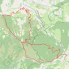 Trace GPS Saint-Jalle - Col d'Oglon - Aiguillette, itinéraire, parcours