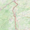 Trace GPS Etape1, itinéraire, parcours