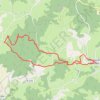 Trace GPS La Chapelle du Banquet - Ouroux-en-Morvan, itinéraire, parcours
