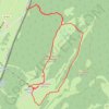 Trace GPS Creux de Croue et Noirmont depuis les 'Berthet', itinéraire, parcours