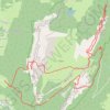 Trace GPS Grotte du Biolet - Sangle de Belles Ombres - Pas de la Rousse, itinéraire, parcours