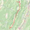 Trace GPS Crolles - Granier, itinéraire, parcours