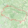 Trace GPS tour du Ventoux par col de Veaux et col de la Madeleine, itinéraire, parcours