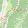 Trace GPS Lances de Malissard, versant E par l'Aulp du Seuil, itinéraire, parcours