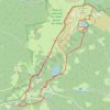 Trace GPS Lac Vert et Lac du Forlet, itinéraire, parcours