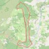Trace GPS Rocher Vautours Rémuzat, itinéraire, parcours
