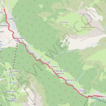 Trace GPS Le Sentier du Renard, itinéraire, parcours