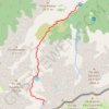 Trace GPS Lac de la Carança depuis le refuge, itinéraire, parcours